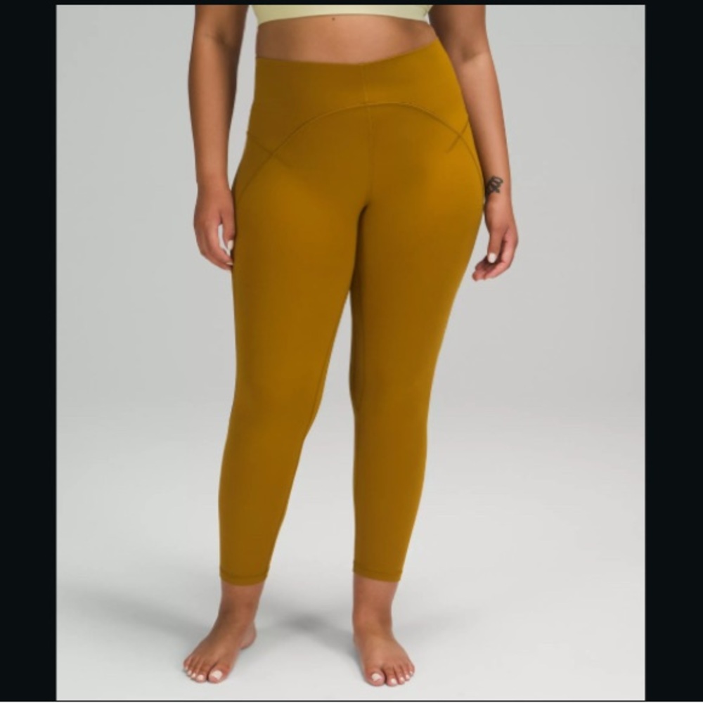 Mustard Yellow High-Waisted Leggings